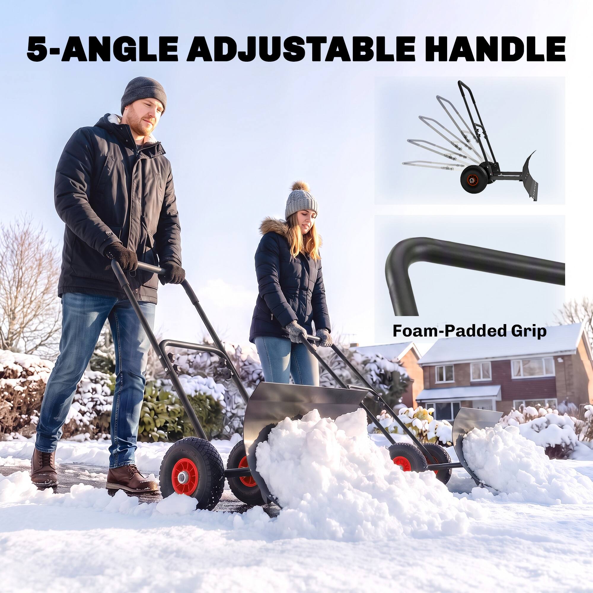 5-ANGLE ADJUSTABLE HANDLE

Foam-Padded Grip