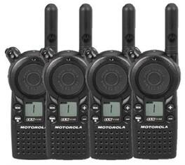 4 x Motorola CLS1110 Two Way Radio Walkie Talkies (UHF) - Black