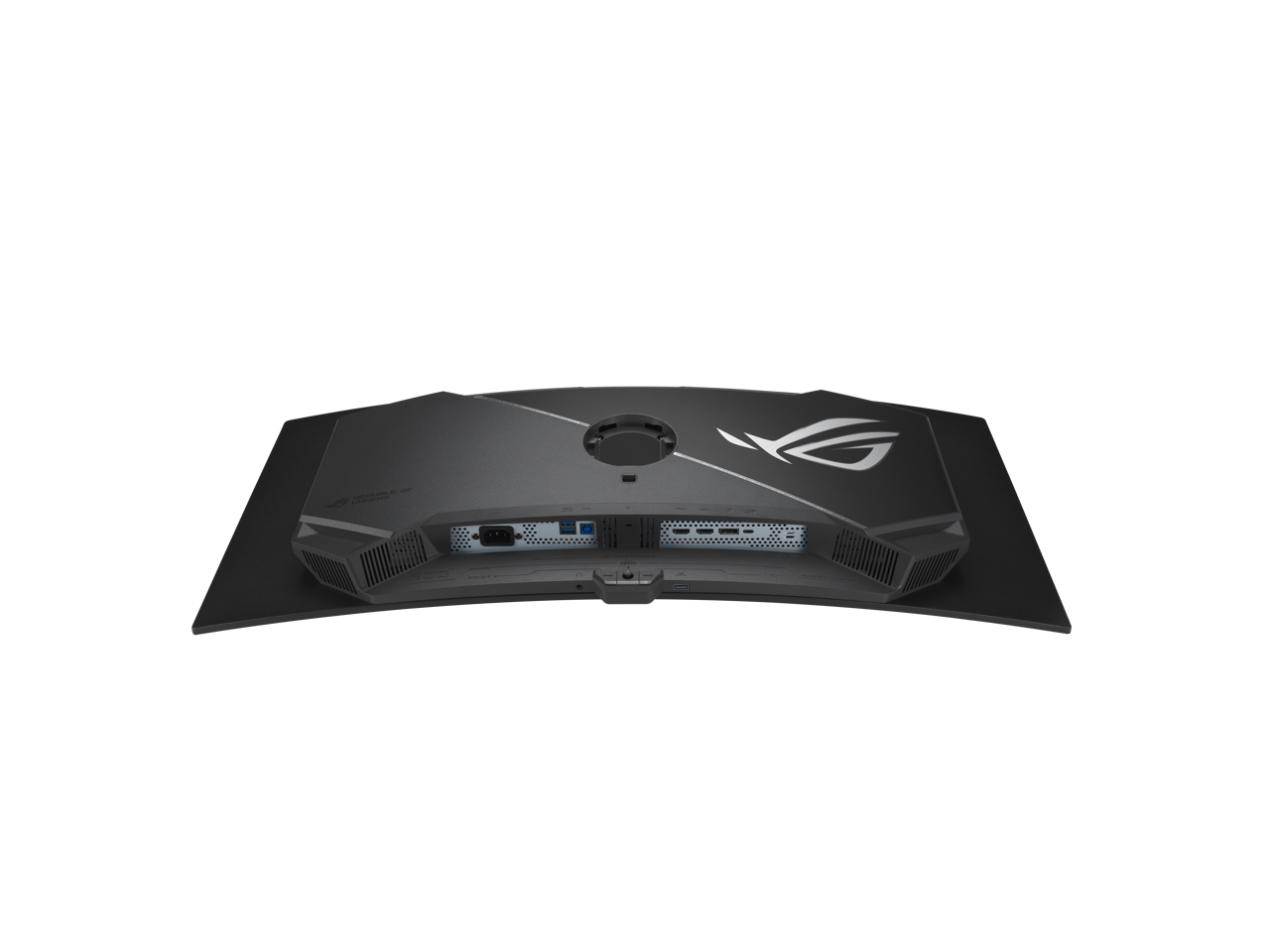Alt View 7. ASUS - ASUS ROG Strix 34" QHD 2K 1440p 280Hz G-Sync HDR500 0.03ms USB-C OLED Curved Gaming Monitor XG34WCDMS - Black.