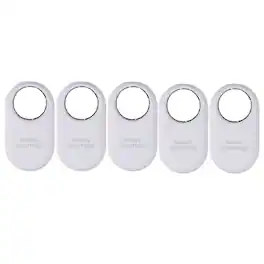 5x Samsung SmartTag2 Bluetooth + UWB, IP67 Water and Dust Resistant - White