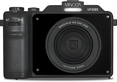 Minolta MND65 56.0 Megapixel 4K Video Digital Camera Black MND65 Minolta MND65 56.0 Megapixel 4K Video Digital Camera Black MND65