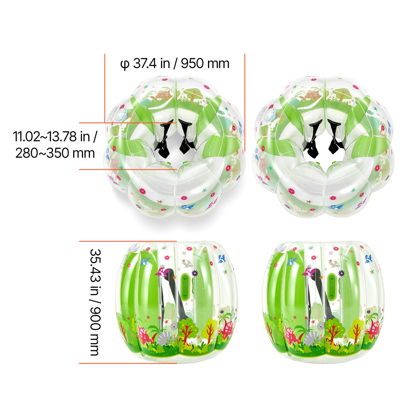 9 37.4 in / 950 mm  
11.02~13.78 in / 280~350 mm  
0  
0  
35.43 in / 900 mm
