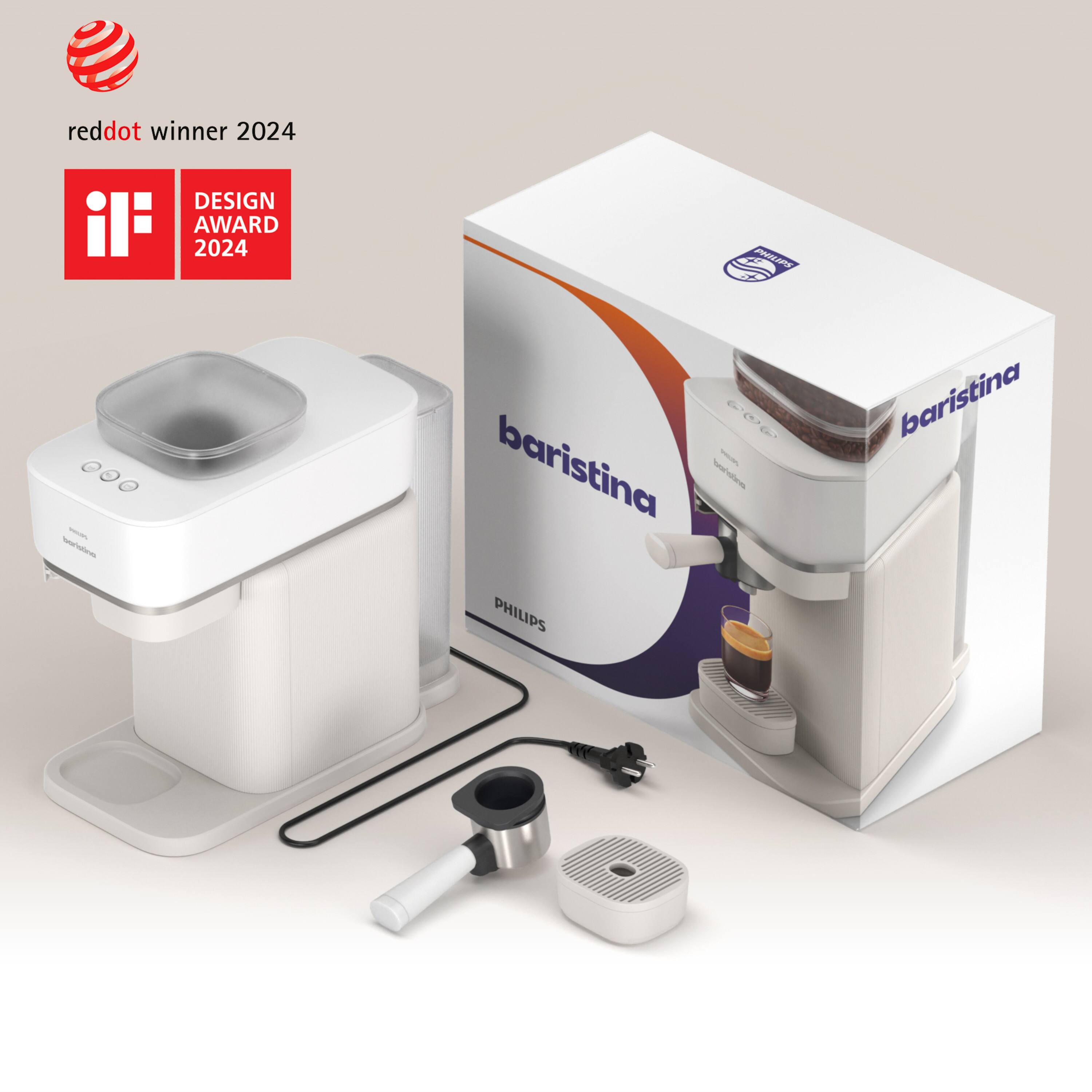 reddot winner 2024 DESIGN AWARD 2024 PHILIPS - baristina - Iaten baristina PHILIPS