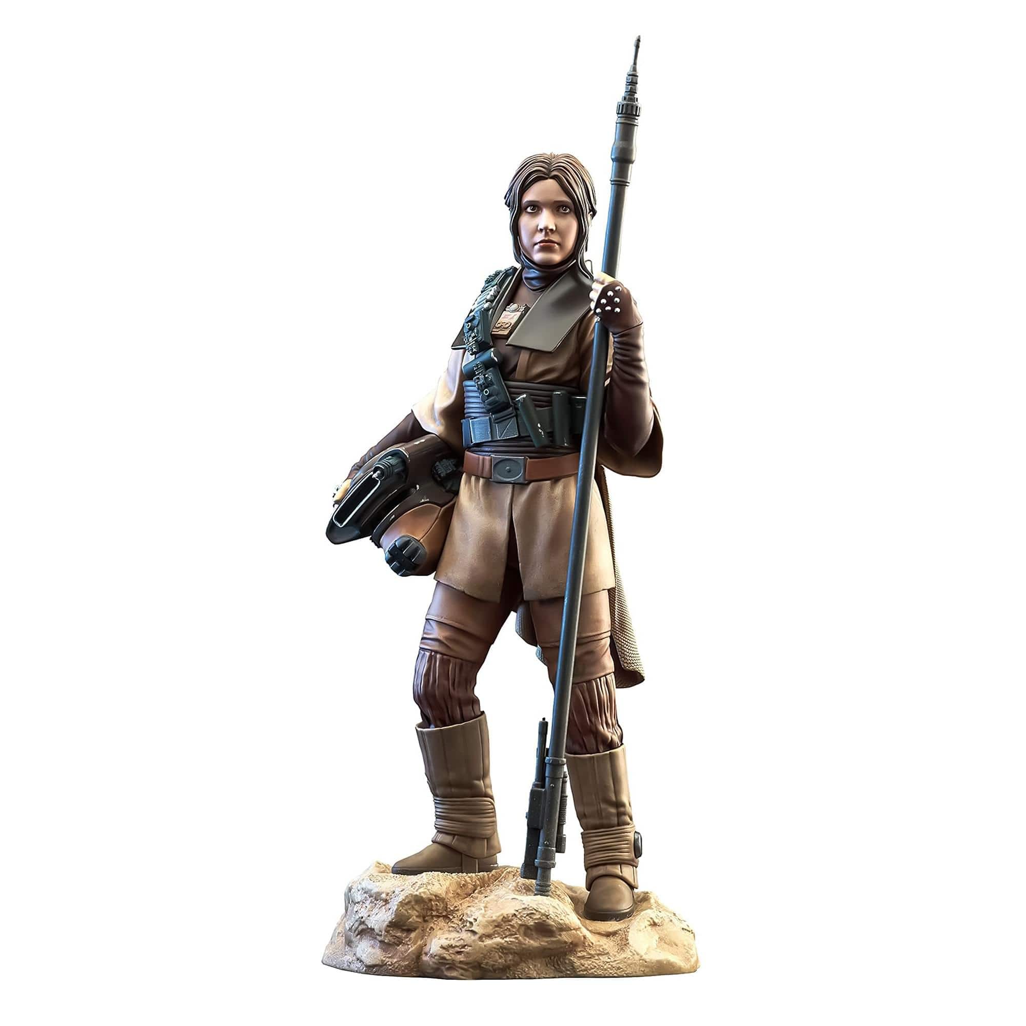 Diamond Select Toys - Star Wars: Return of the Jedi Leia as Boushh Premier Collection 1:7 Scale Statue - Multi-Colored