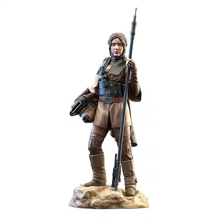 Front. Diamond Select Toys - Star Wars: Return of the Jedi Leia as Boushh Premier Collection 1:7 Scale Statue - Multi-Colored.