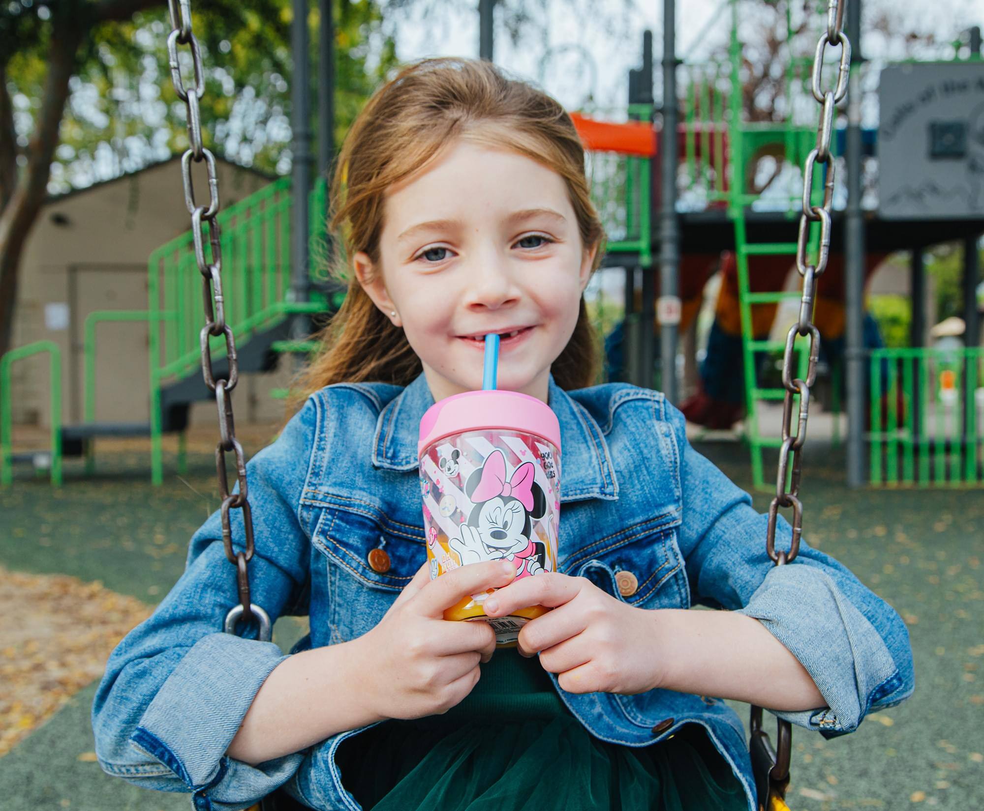 Alt View 5. Silver Buffalo - Disney Minnie Mouse Kids Spill-Proof Tumbler With Straw | Holds 18 Ounces - Pink.