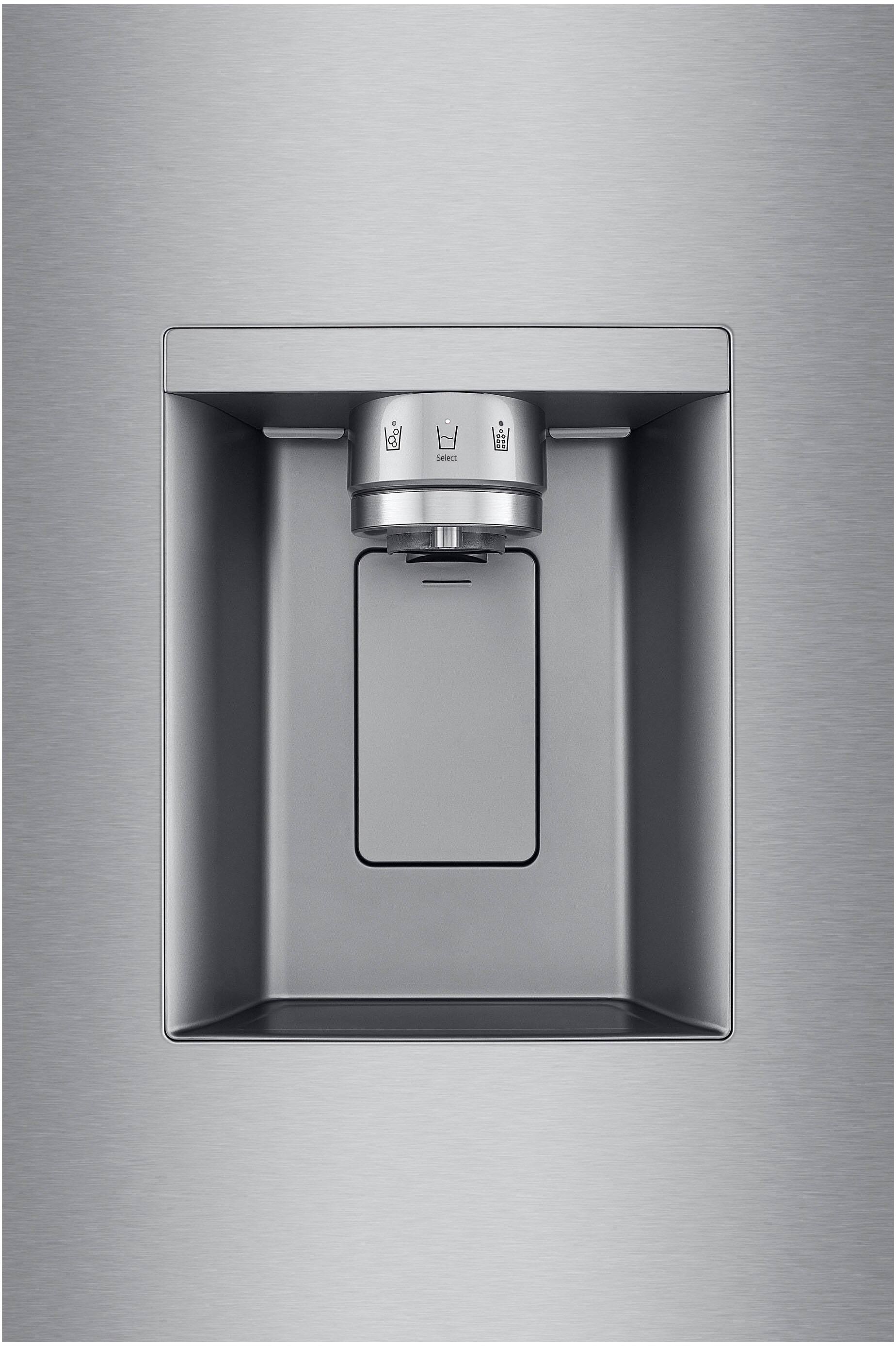 Alt View 7. LG - 30.7 Cu. Ft. French Door Smart Refrigerator with Tall Ice and Water Dispenser - PrintProof Stainless Steel.