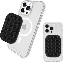 Case-Mate - Refurbished Excellent - STICK IT! MagSafe Suction Phone Mount - Black