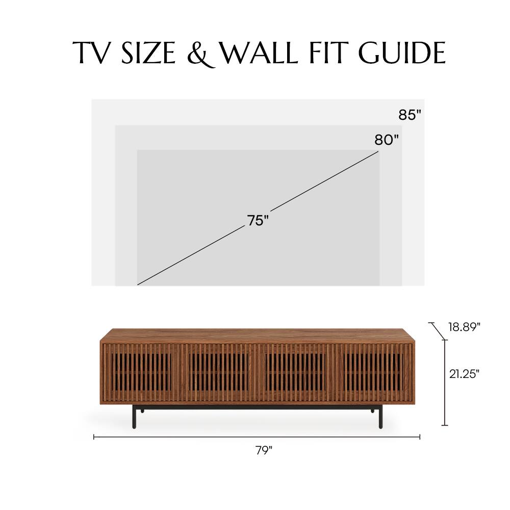 TV SIZE & WALL FIT GUIDE

85" 80" 75" 79"

18.89" 21.25"