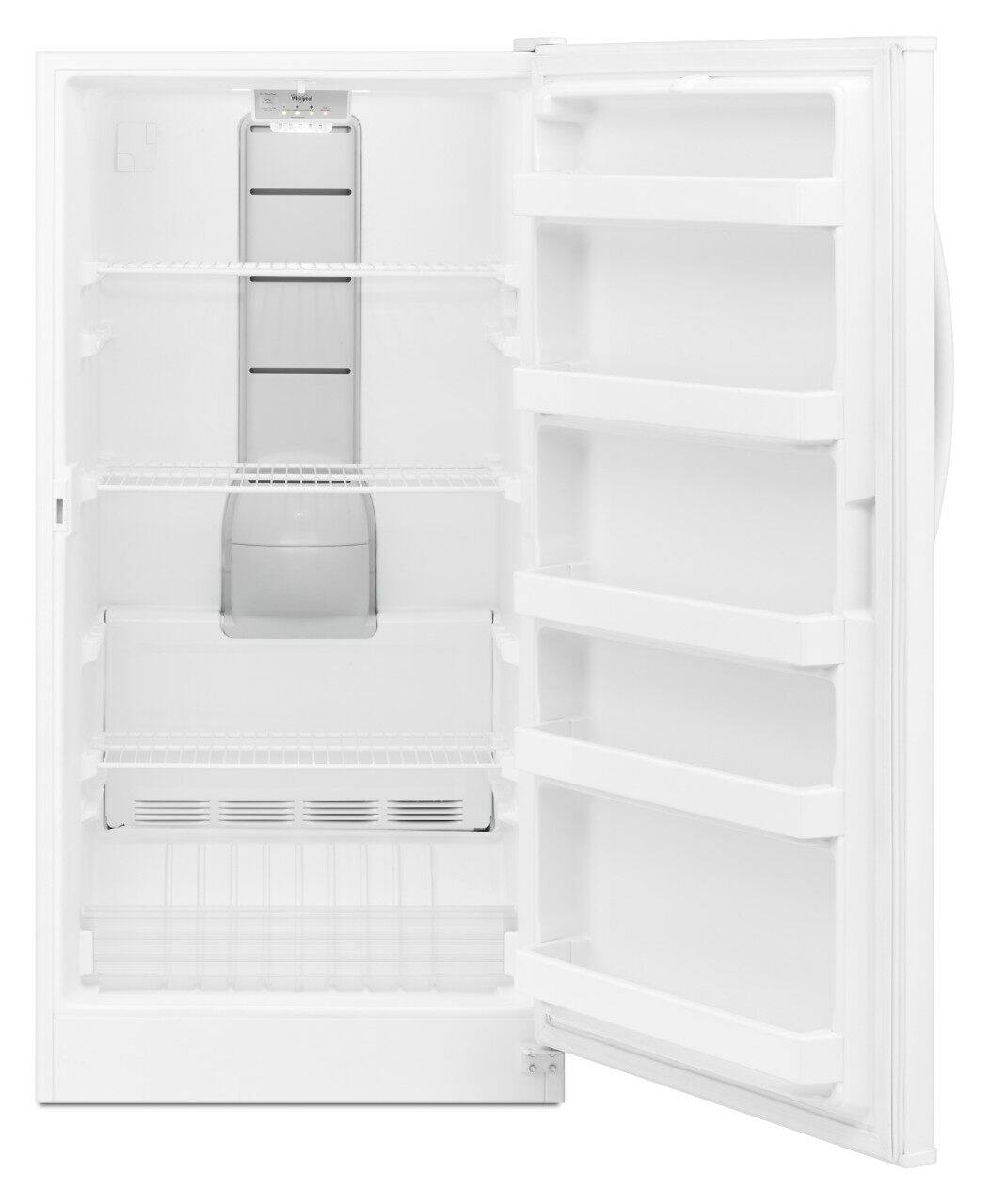 Alt View 1. Whirlpool - 15.7 Cu. Ft. Frost-Free Upright Freezer - White.