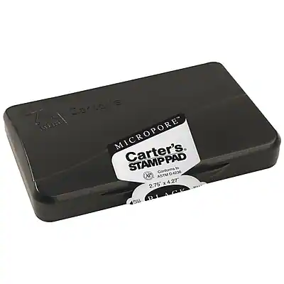 Carter's MICROPORE STAMPPAD
Conforms to D 4236 AP ASTM
2.75" x 4.25"
BLACK