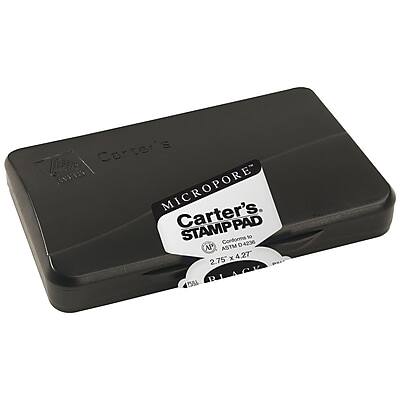 Carter's MICROPORE STAMPPAD  
Conforms to D 4236 AP ASTM  
2.75" x 4.25"  
BLACK