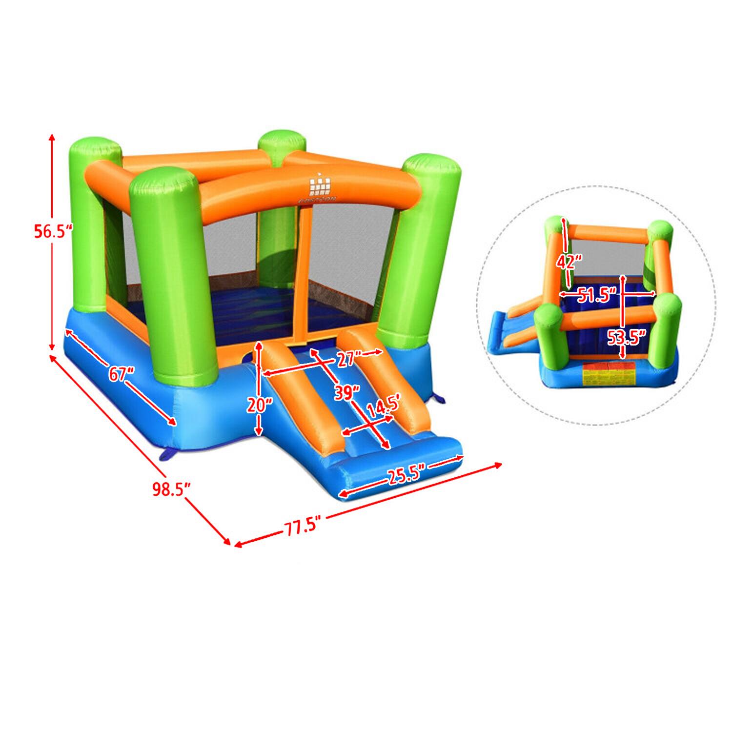 B CORTUDAL  
56.5"  
42"  
51.5"  
67"  
20"  
27"  
39"  
14.5"  
53.5"  
98.5"  
77.5"  
25.5"