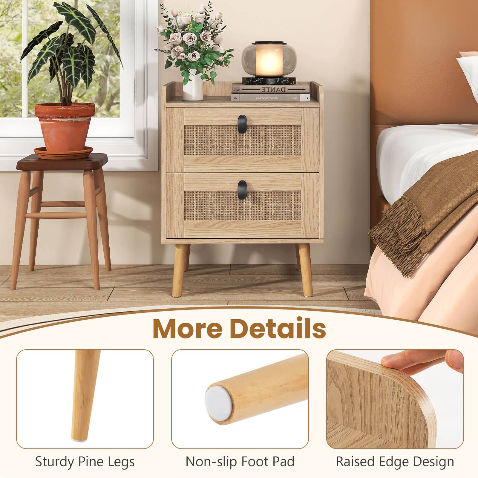 DANTE - More Details  
Sturdy Pine Legs  
Non-slip Foot Pad  
Raised Edge Design  

More Details  
Sturdy Pine Legs  
Non-slip Foot Pad  
Raised Edge Design