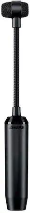 Front. Shure - Shure PGA98D Cardioid Condenser Gooseneck Mic with Mount XLR cable.