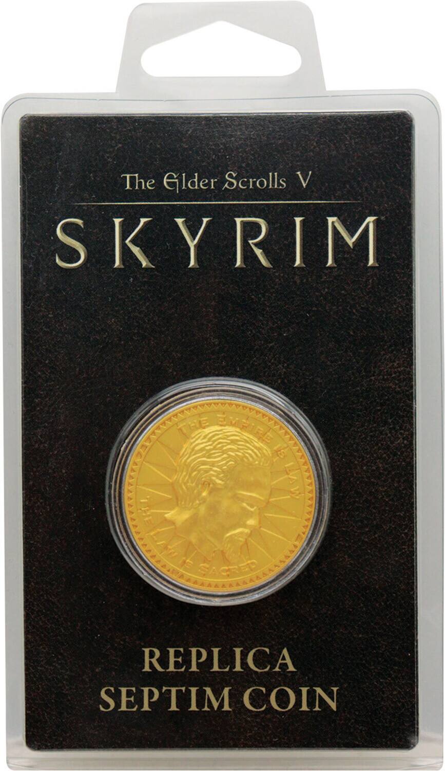 The Elder Scrolls V SKYRIM THE EMPIRE I8 AL ard REPLICA SEPTIM COIN