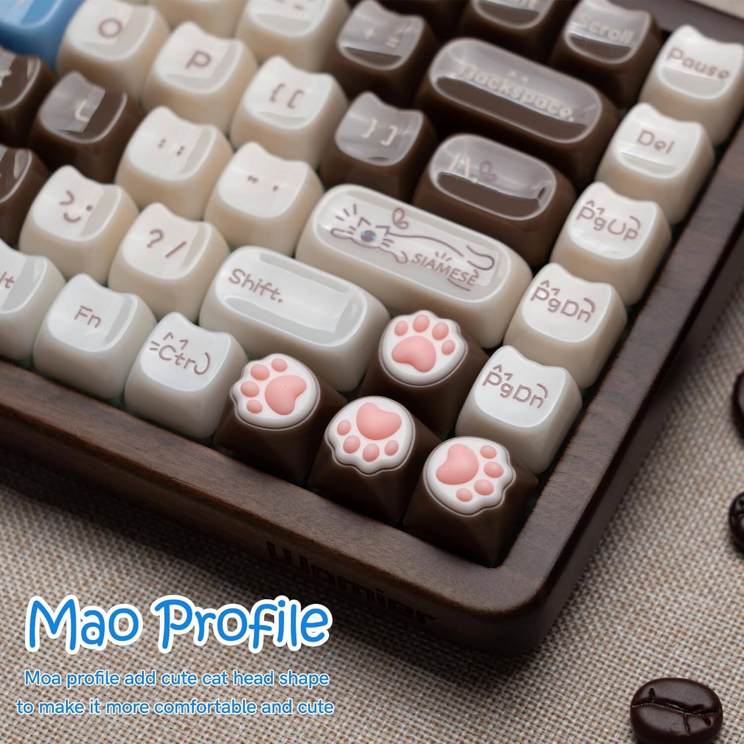 It O P t {C : : e   / Shift. Fn M1 1 =ctru - Scroll Pause Dockspace. 1 J Del 1 8 SOUB SIAMESE Pgon Pgon Mao Profile

Mao profile add cute cat head shape to make it more comfortable and cute