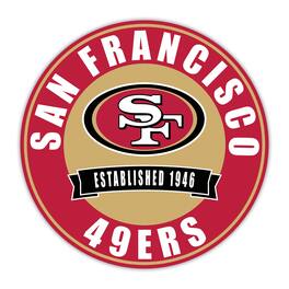 Fan Creations - San Francisco 49ers 24" Circle with Banner - Multicolor