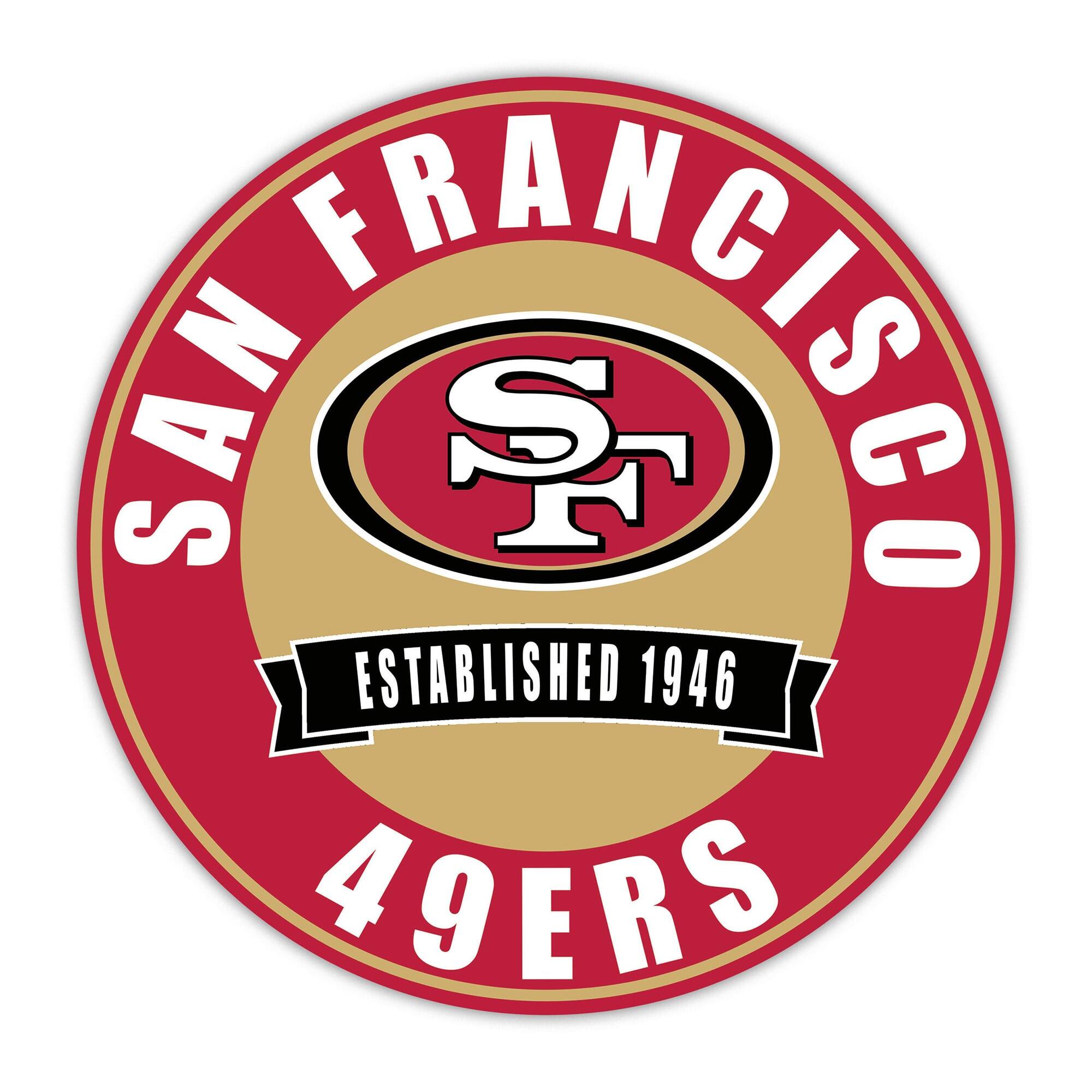 San Francisco 49ers 24" Circle with Banner