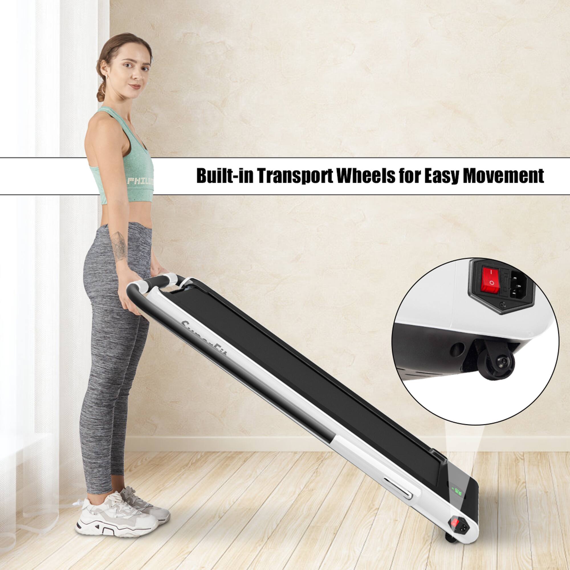 Built-in Transport Wheels for Easy Movement