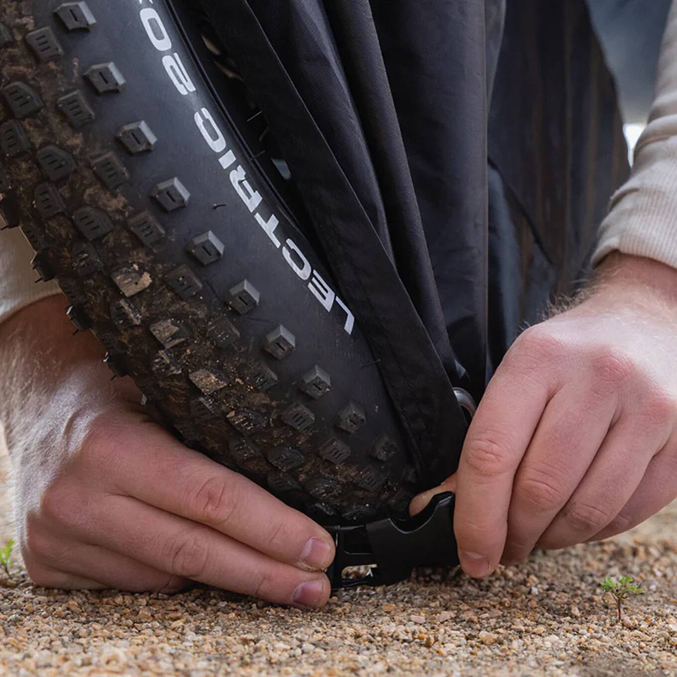 Alt View 11. Lectric eBikes - Water-Resistant Bike Cover - Black.