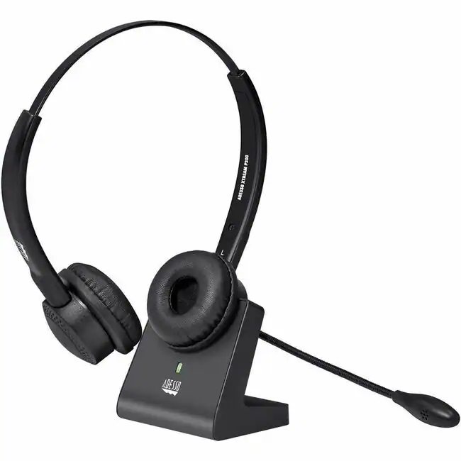 Adesso - Xtream P400 Wireless Multimedia Headset with Charging Dock - Stereo - Mini-phone (3.5mm) - Wireless - Bluetooth - Unknown