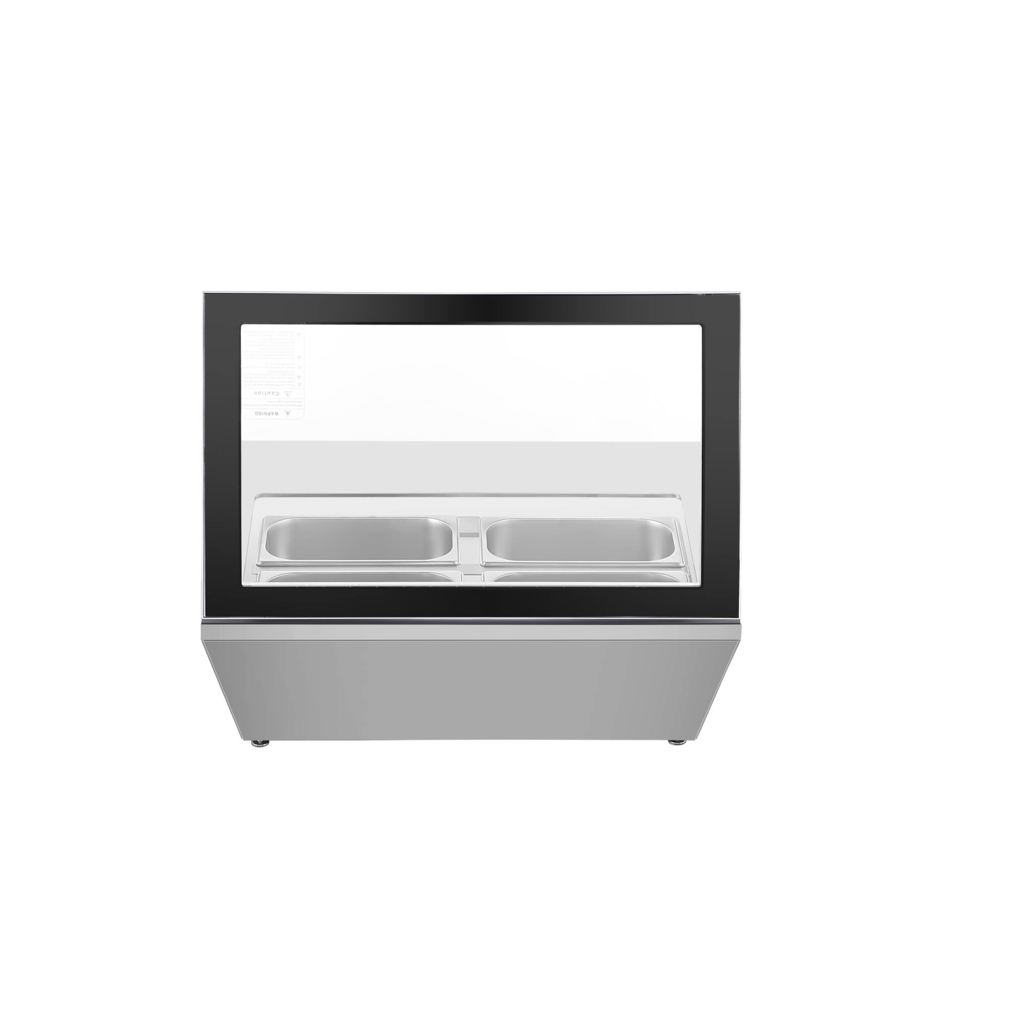 Koolmore 31 in. Countertop Ice Cream Display case with 4 Pans and