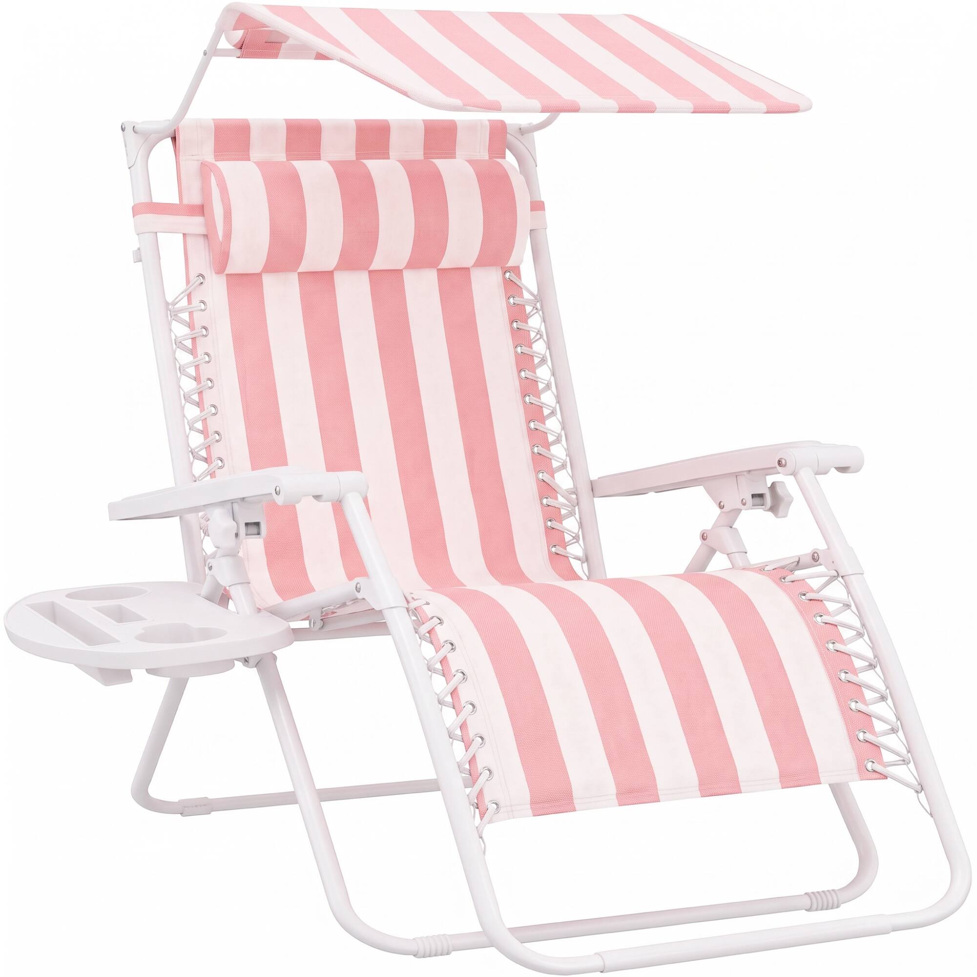 Flamingo Stripes/White