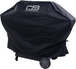 Charbroil - Char-Broil Performance Medium Grill Cover CB1250011P6, Water-Resistant UV-Protected Polyester, Black