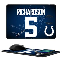 Keyscaper - Anthony Richardson Indianapolis Colts Wireless Charger and Mouse Pad - Black