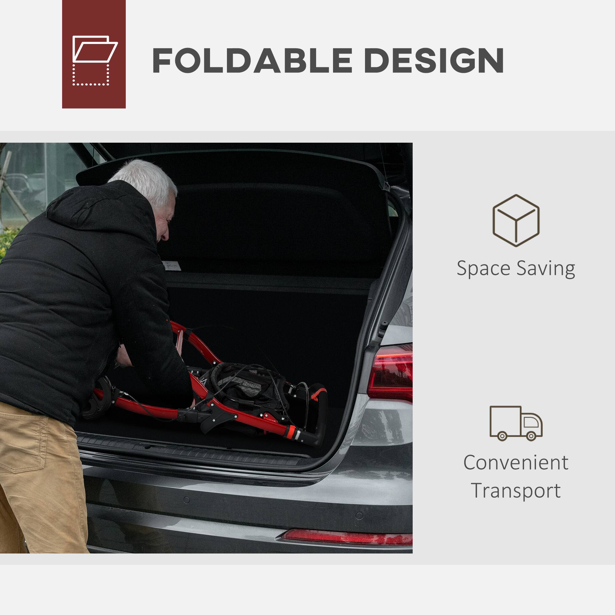 FOLDABLE DESIGN
Space Saving
Convenient Transport