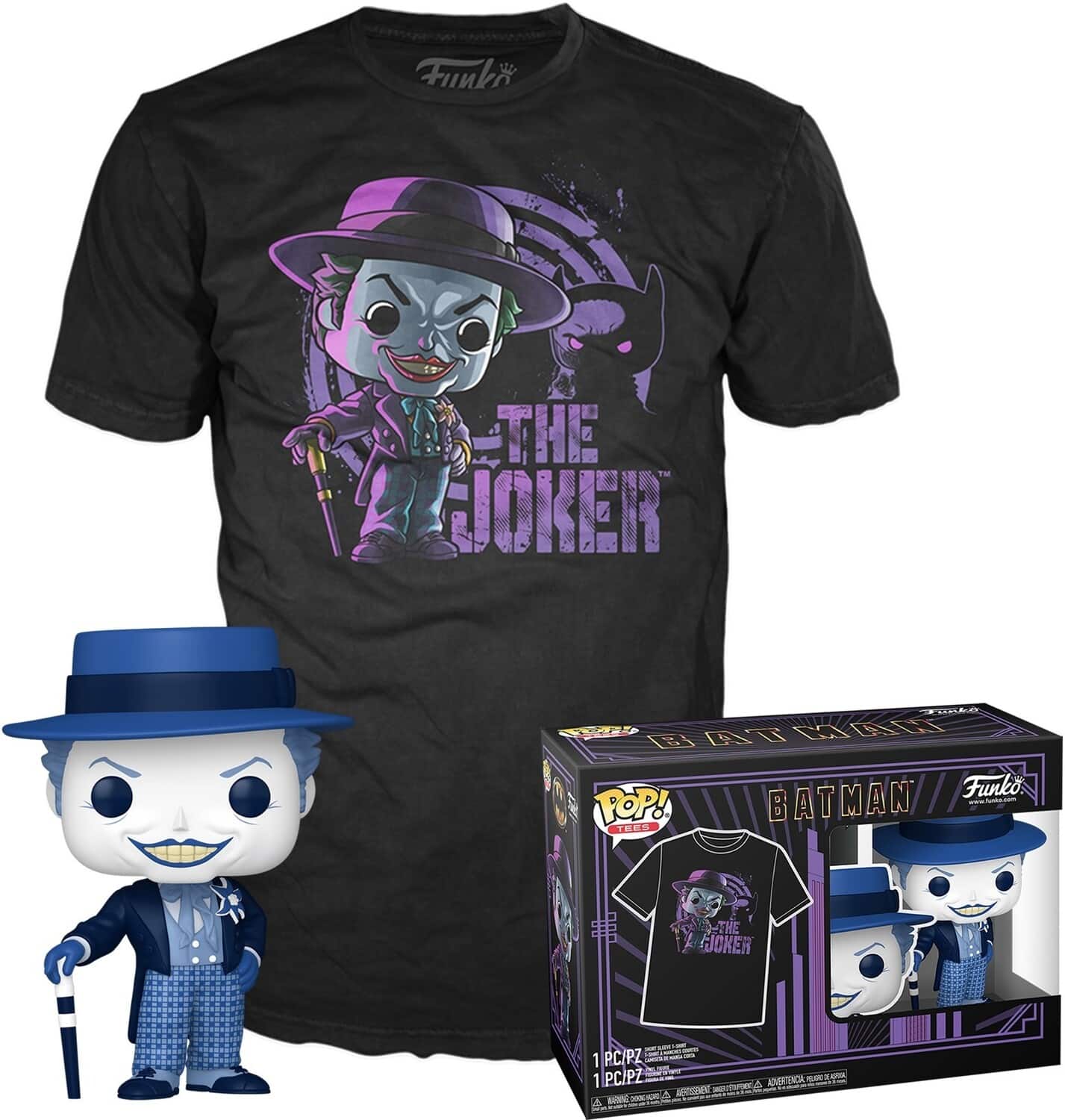 Funko - POP & Tee: DC Batman (1989) - The Joker - S - APPAREL - Multicolor