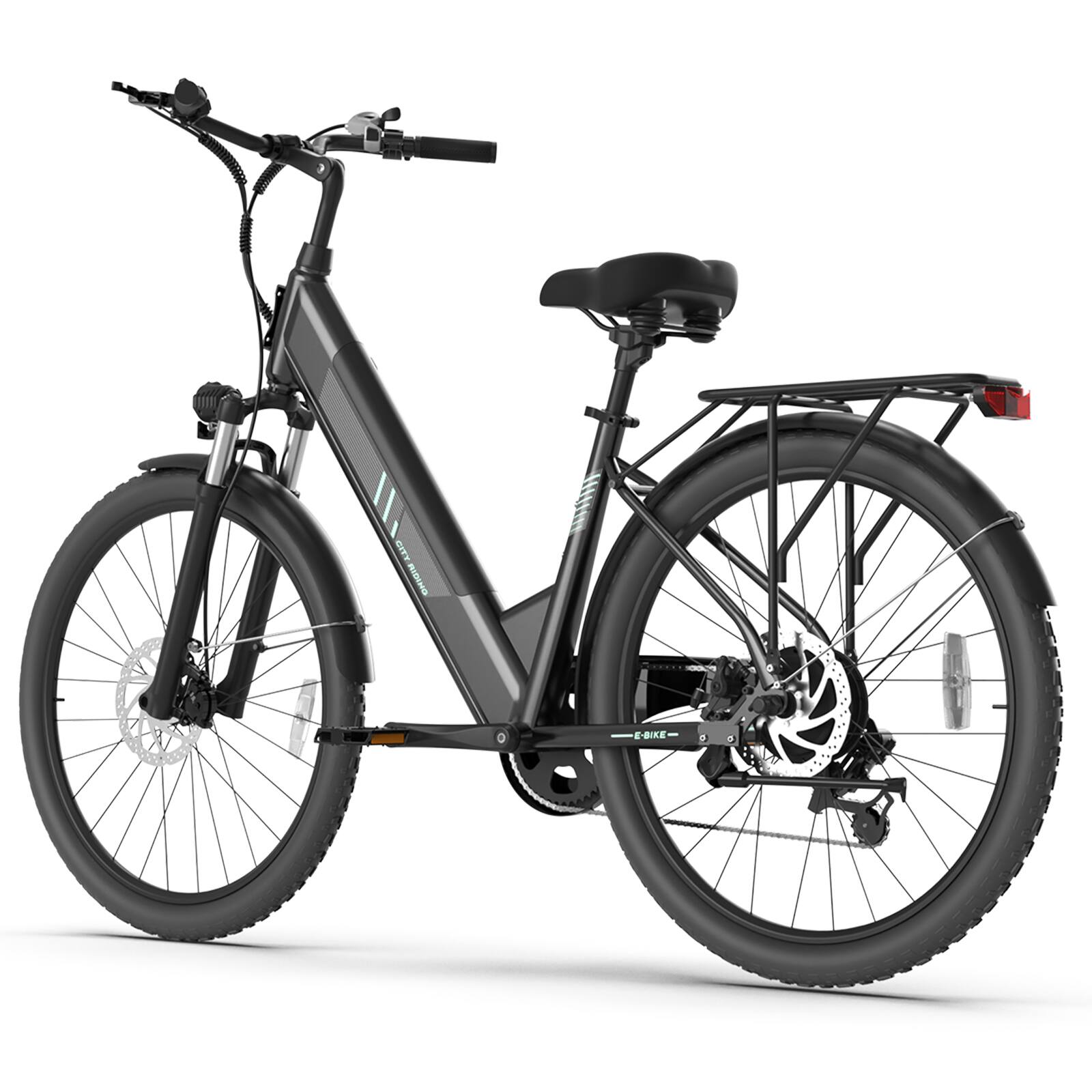 5th Wheel ROVERX Utility Commuter Electric Bike w/ 45 Max Operating ...