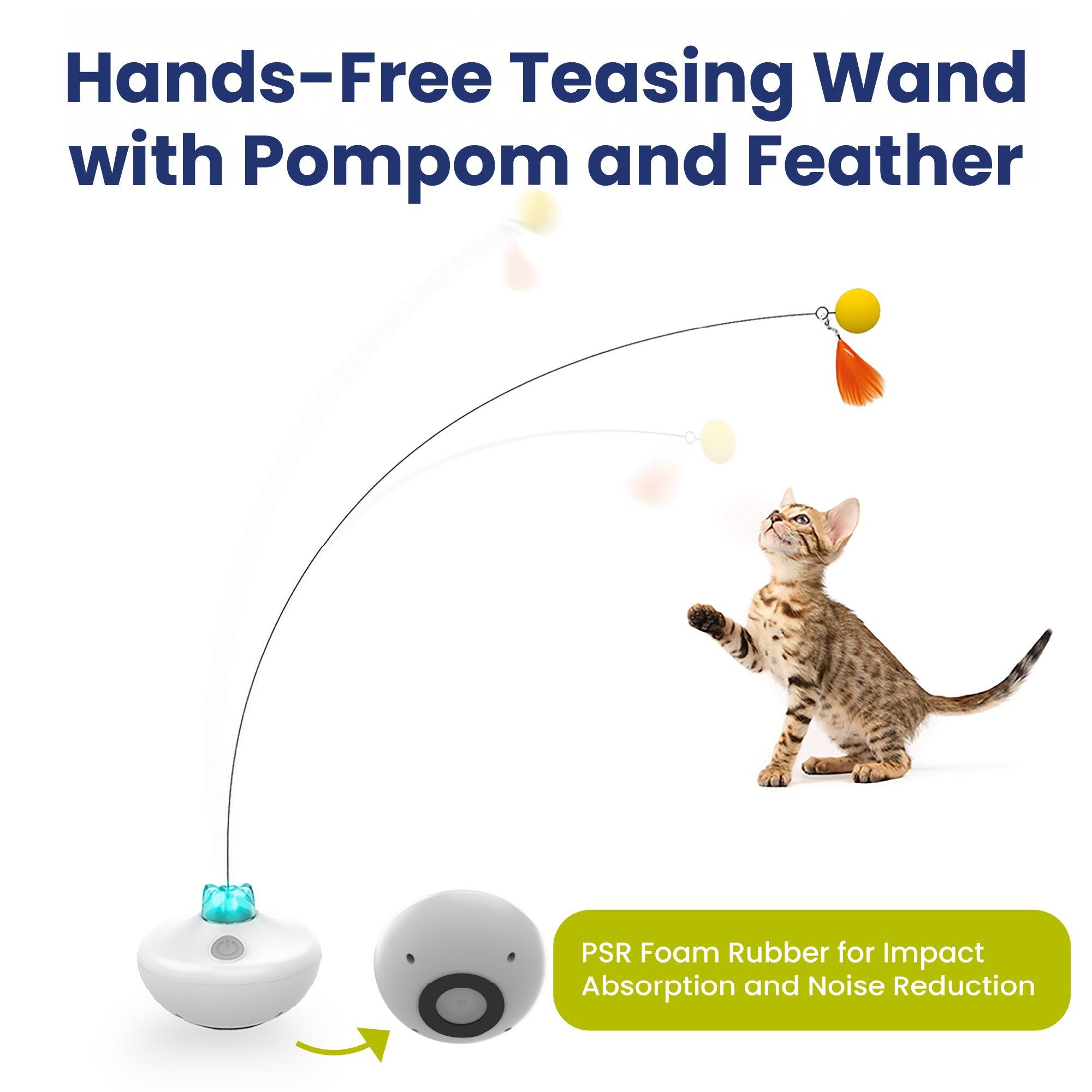 Hands-Free Teasing Wand with Pompon and Feather

PSR Foam Rubber for Impact Absorption and Noise Reduction