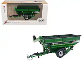 SpecCast Collectibles - J&M 1112 X-Tended Reach Grain Cart with Dual Wheels Green 1/64 Diecast Model by SpecCast