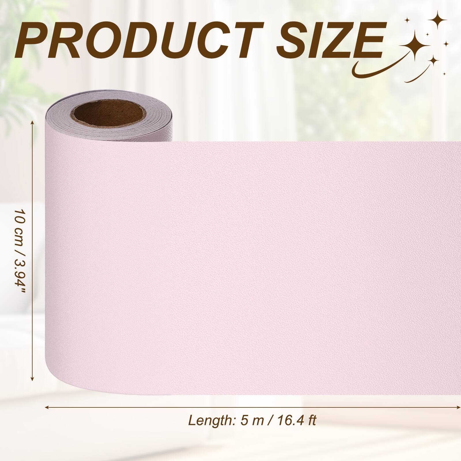 PRODUCT SIZE

10 cm / 3.94" 

Length: 5 m / 16.4 ft