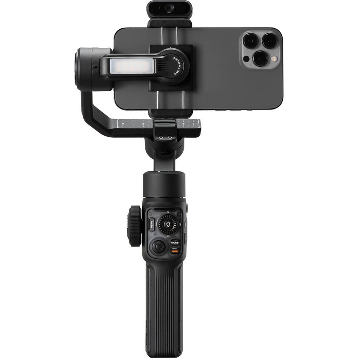 Alt View 9. Zhiyun - Zhiyun SMOOTH 5S AI 3-Axis Handheld Gimbal Stabilizer Pro for Smartphone, Black.