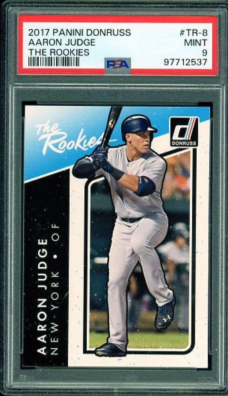 2017 PANINI DONRUSS AARON JUDGE THE ROOKIES PA #TR-8 MINT 9 97712537

The Rooker of DONRUSS OF JUDGE YORK AARON NEW