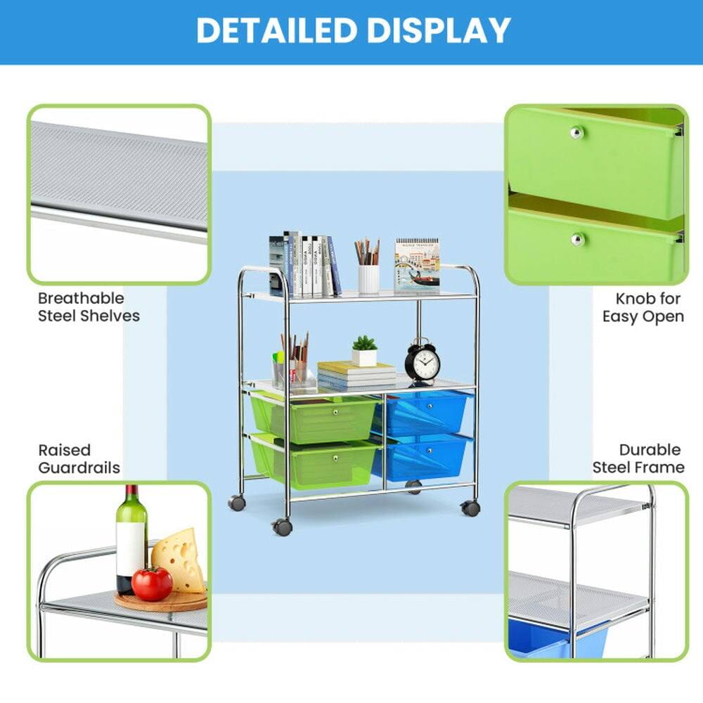 DETAILED DISPLAY

- Breathable Steel Shelves
- Raised Guardrails
- Knob for Easy Open
- Durable Steel Frame