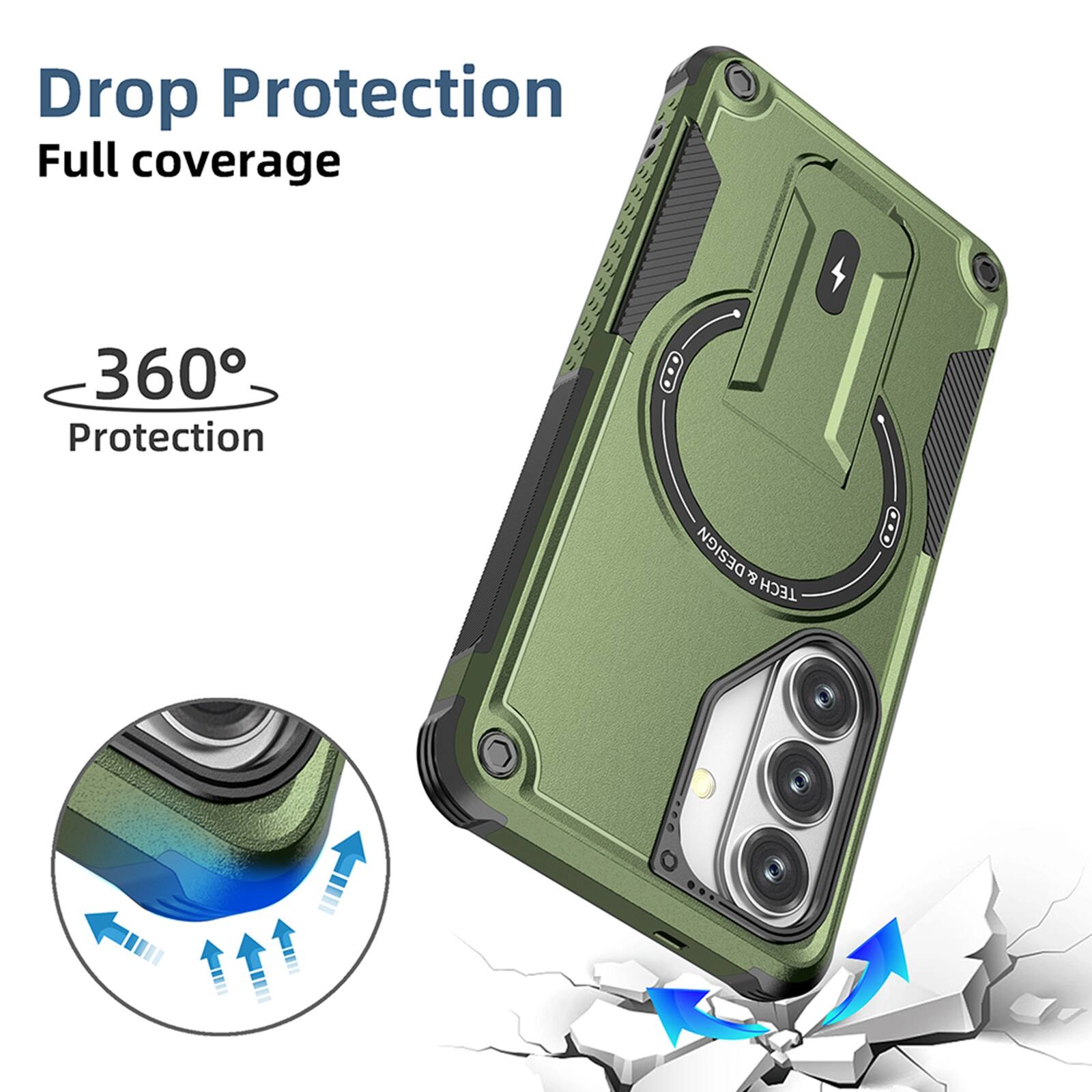 Drop Protection  
Full coverage  
360° Protection