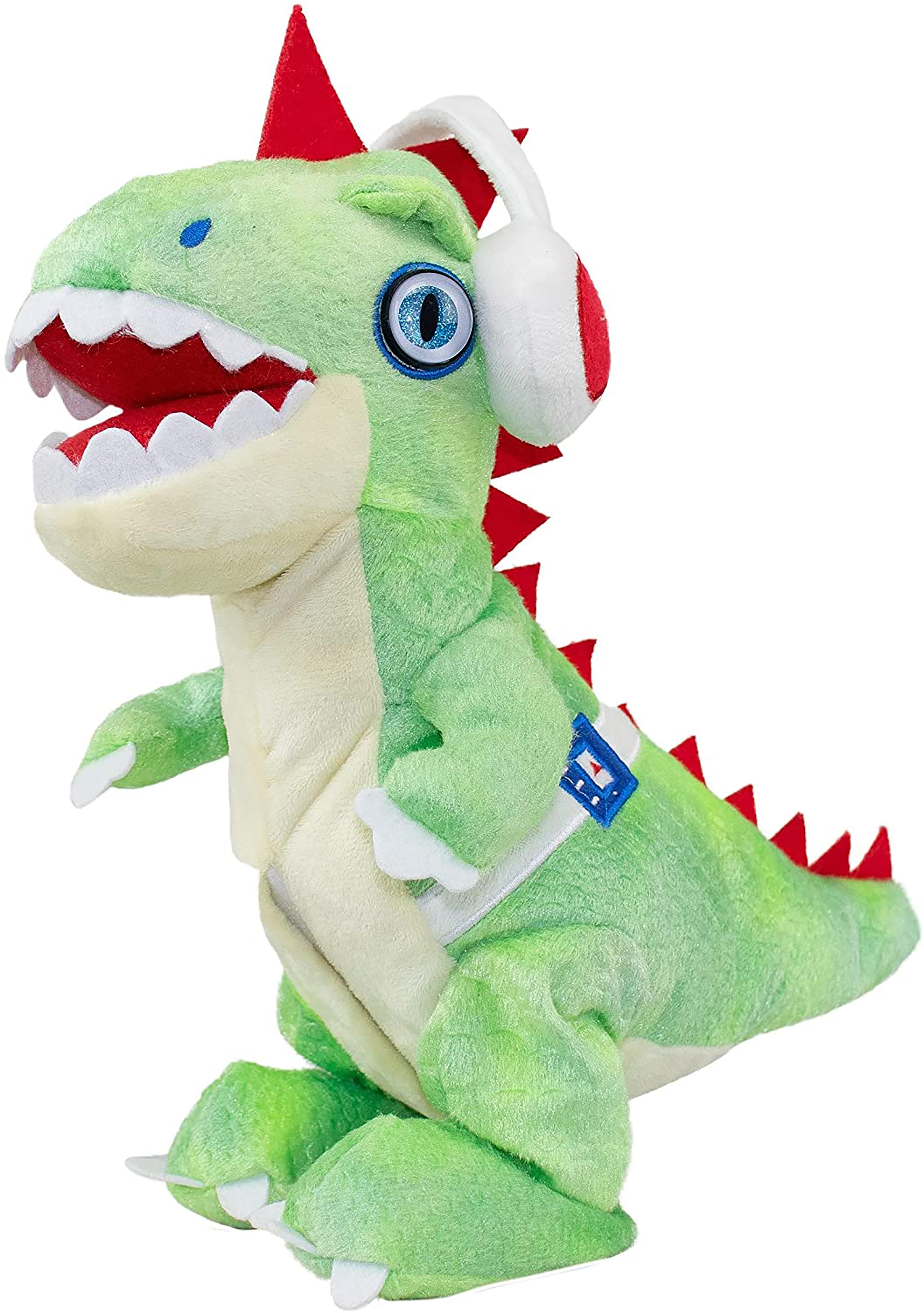 Eolo - Party Pets DJ Rex Electronic Plush With Movement and Sound - Green