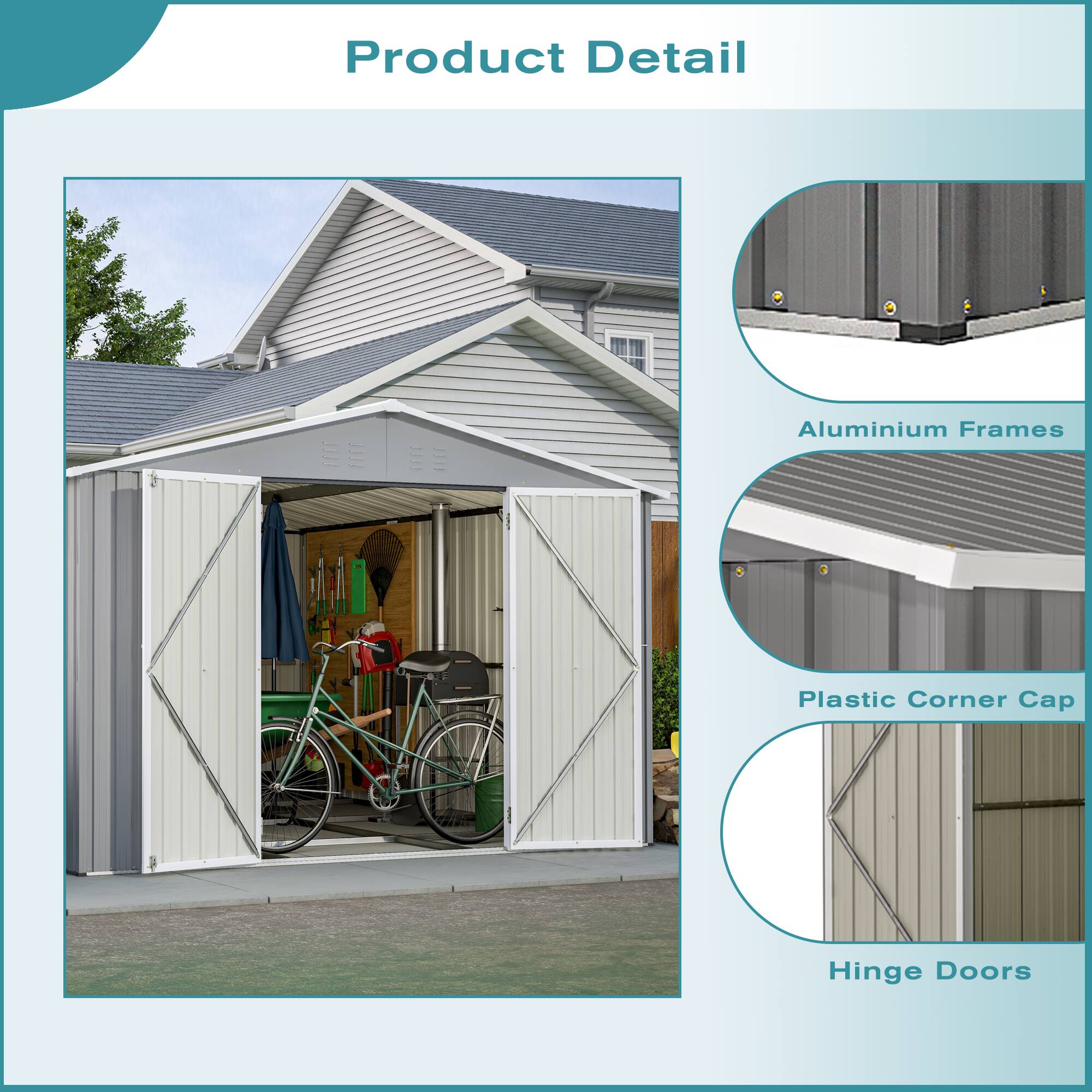 Product Detail

- Aluminium Frames
- Plastic Corner Cap
- Hinge Doors