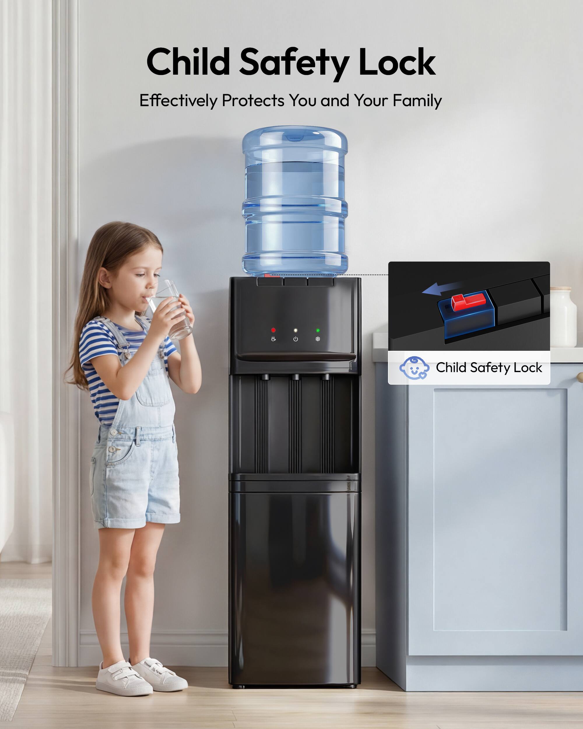 Child Safety Lock  
Effectively Protects You and Your Family