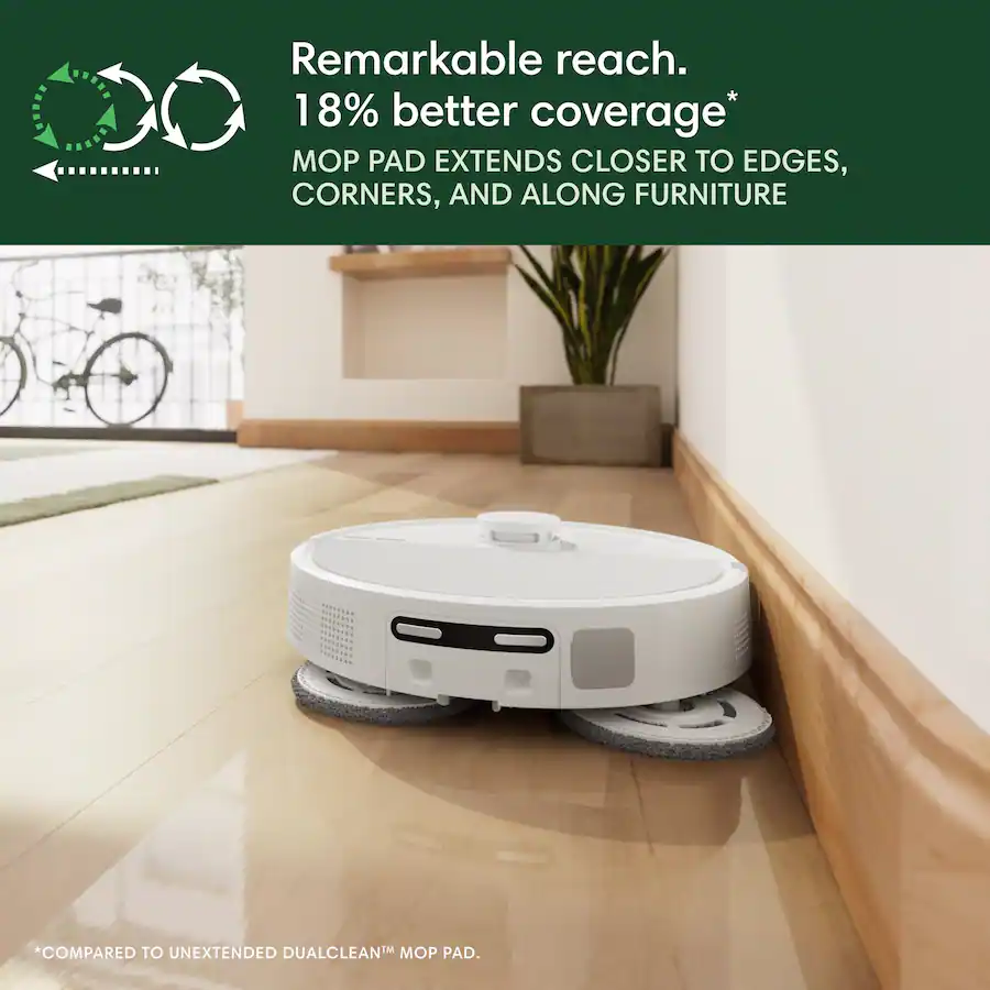 iRobot Roomba 505 Combo Vac & Mop + AutoWash Dock Extending Spinning ...