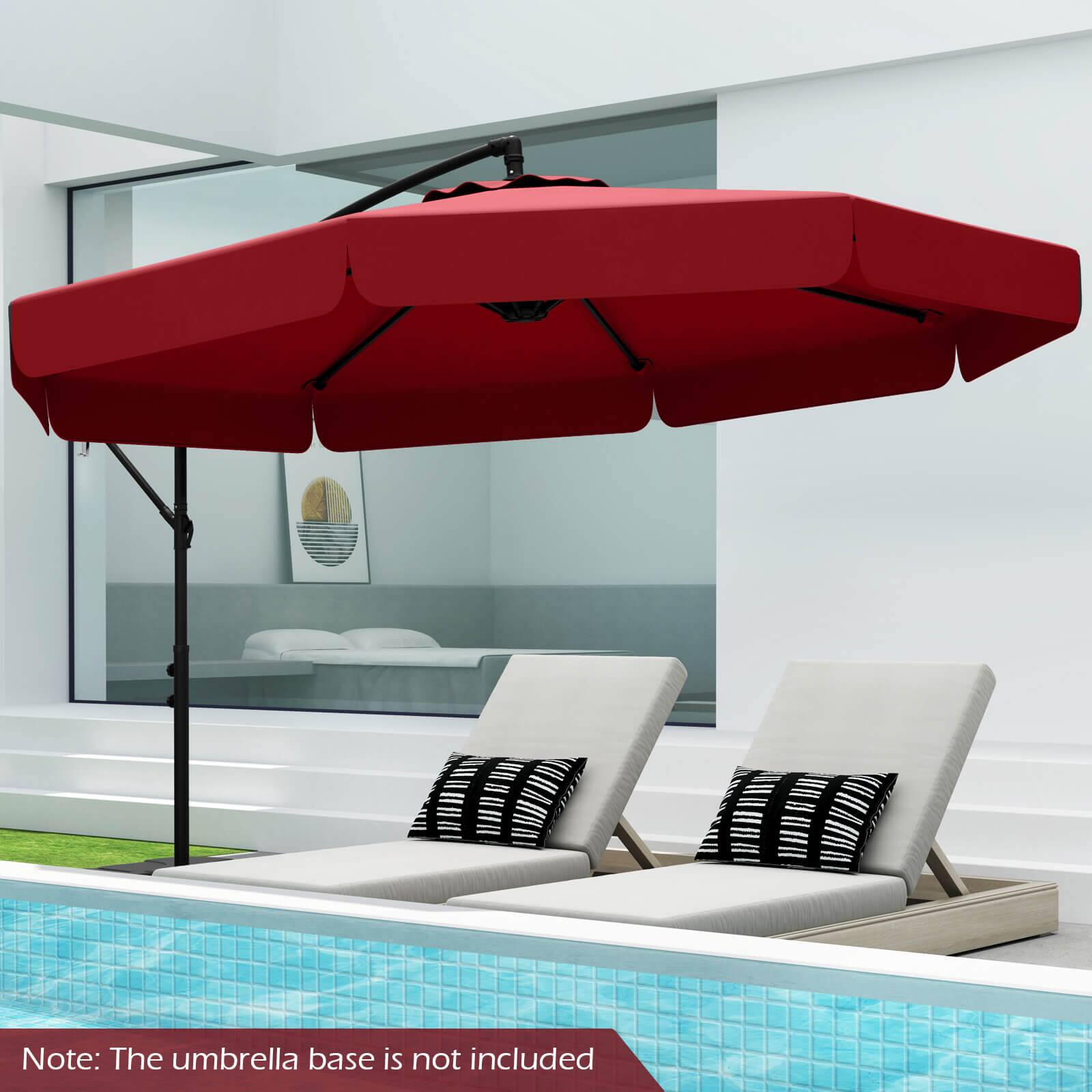 Note: The umbrella base is not included.