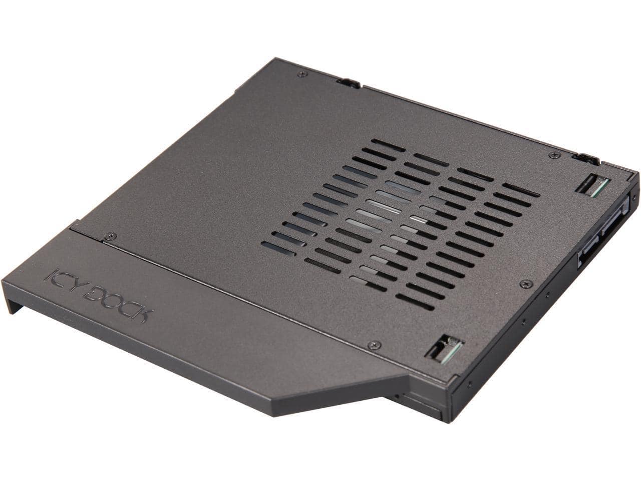 Icy Dock - MB411SPO-1B 2.5" SSD/HDD Hot-Swap SATA Mobile Rack for 12.7mm ODD Slot