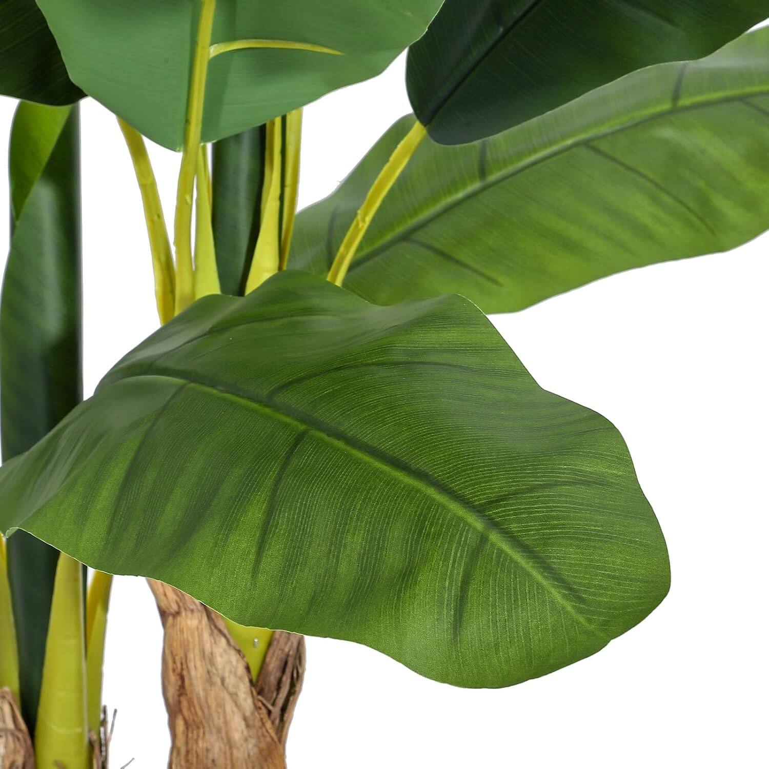 Alt View 3. Acekool - 5 ft Artificial Banana Tree ,Large Artificial Tree Faux Plants for Home Office Outdoor Decor - Green.