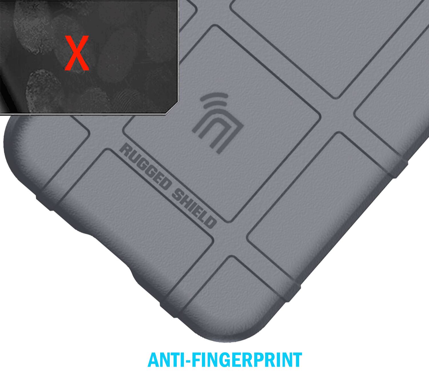 X RUGGED SHIELD ANTI-FINGERPRINT
