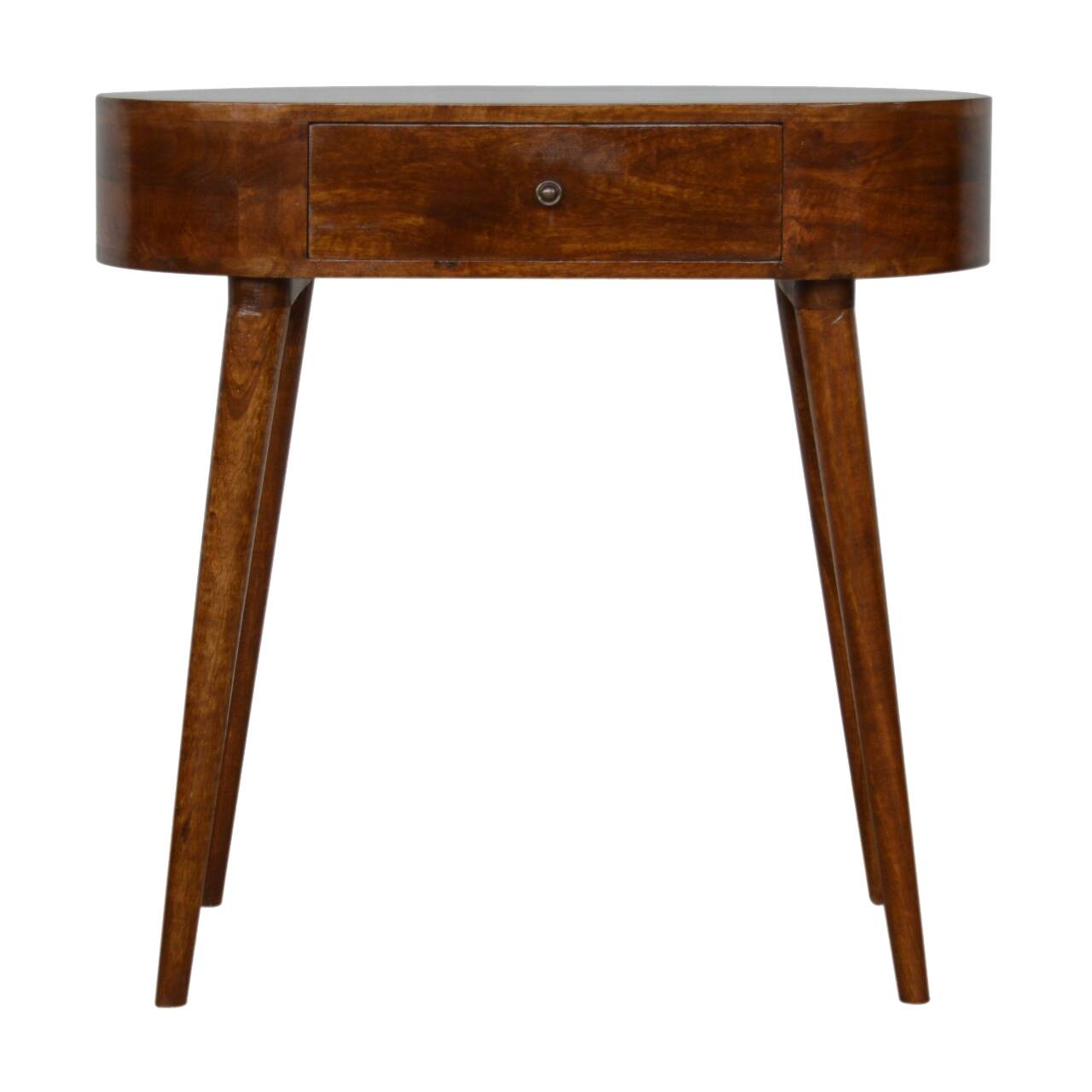 Angle. Artisan Furniture - Artisan Furniture Solid Wood Albion Chestnut Console, 1 Drawer, Brown - Brown.