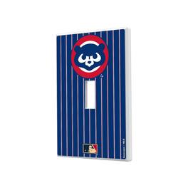 Keyscaper - Chicago Cubs 1979 Cooperstown Pinstripe Single Toggle Light Switch Plate - Multicolor